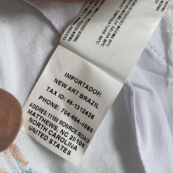 LANCA PERFUME Skirt SZ 8 A1A Mini Low Comfort Cold Washed Denim Made in Brazil - Picture 10 of 12